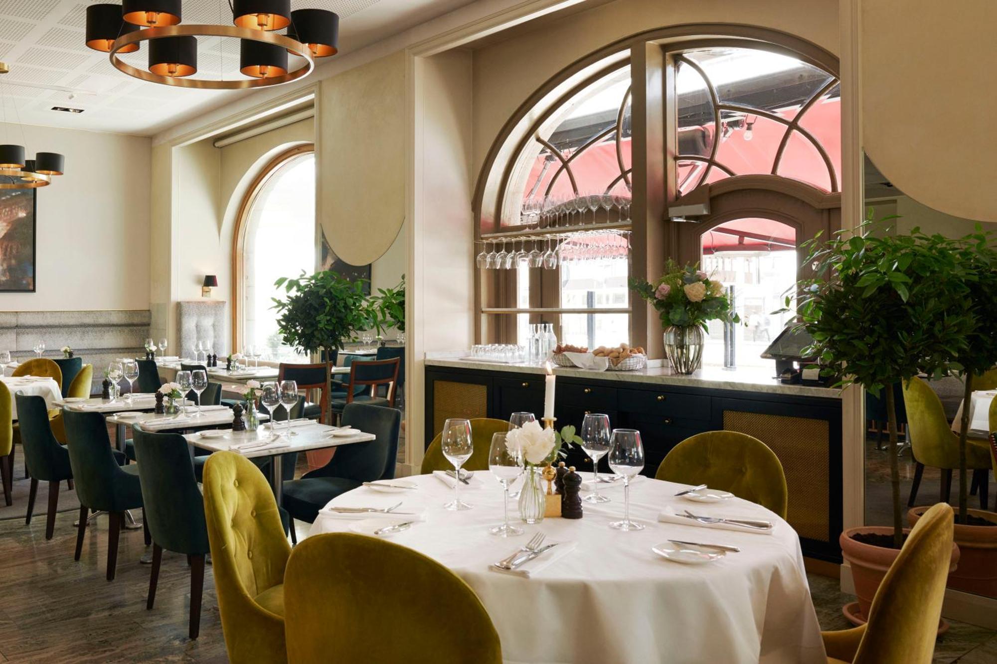 Hotel Diplomat Стокгольм Екстер'єр фото Restaurant interior